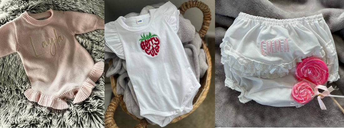 Embroidered Baby Clothes with a Personal Touch
