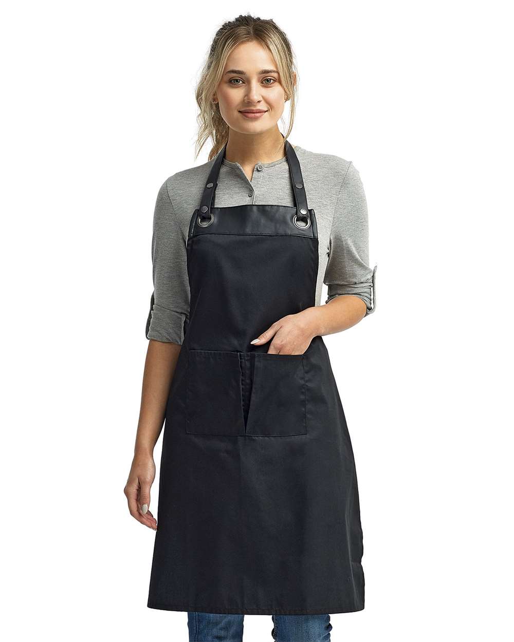 Grilling Apron with pockets  Cooking Apron  Artisan Collection by Reprime with pockets 4 colors to choose from