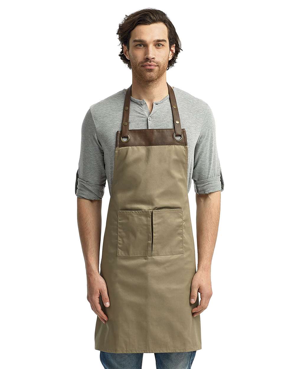 Grilling Apron with pockets  Cooking Apron  Artisan Collection by Reprime with pockets 4 colors to choose from