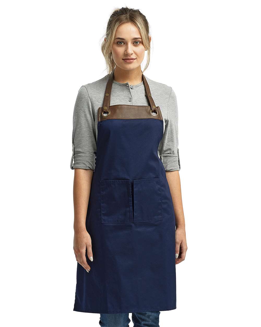 Grilling Apron with pockets  Cooking Apron  Artisan Collection by Reprime with pockets 4 colors to choose from