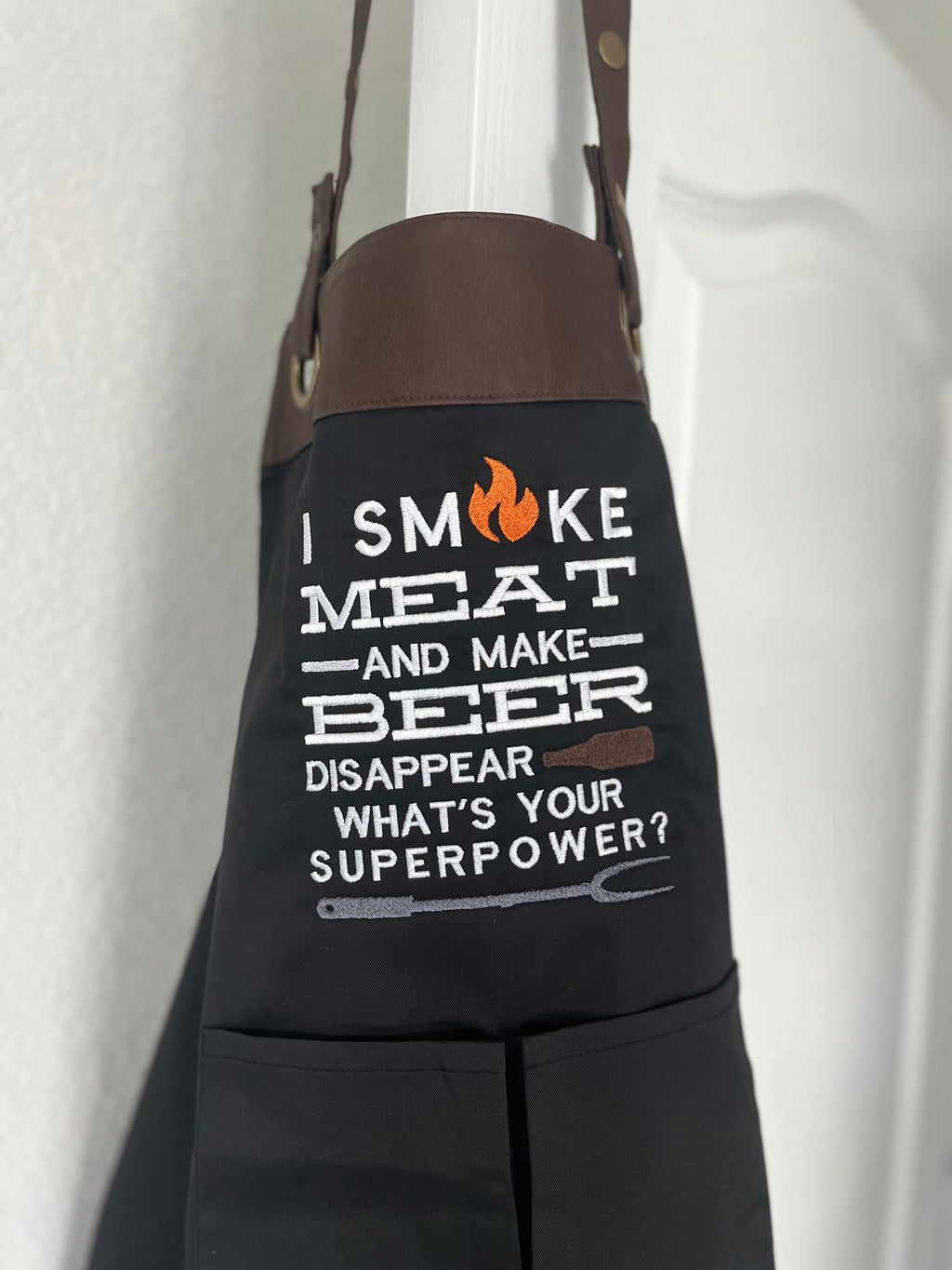 Grilling Apron with pockets  Cooking Apron  Artisan Collection by Reprime with pockets 4 colors to choose from
