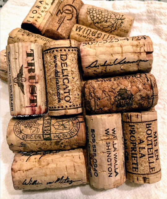 Wine Cork Coasters Recycled Handmade- set of 4