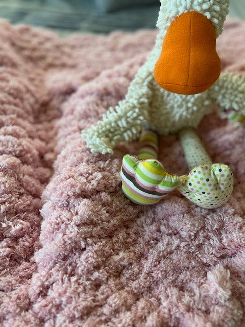 Chenille Handknit Fluffy Baby Blankets