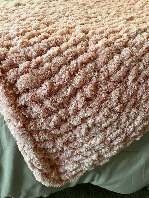 Chenille Handknit Fluffy Baby Blankets