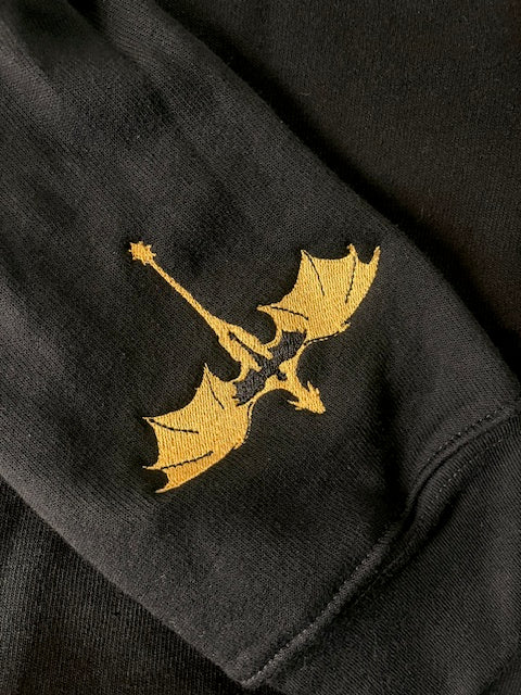 Forth Wing Embroidered Violent Little Things Sweatshirt comfy crewneck