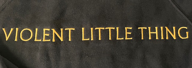 Forth Wing Embroidered Violent Little Things Sweatshirt comfy crewneck