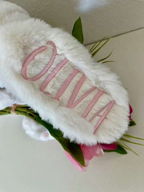 Bunny Personalized Embroidered Ears 16" bunny