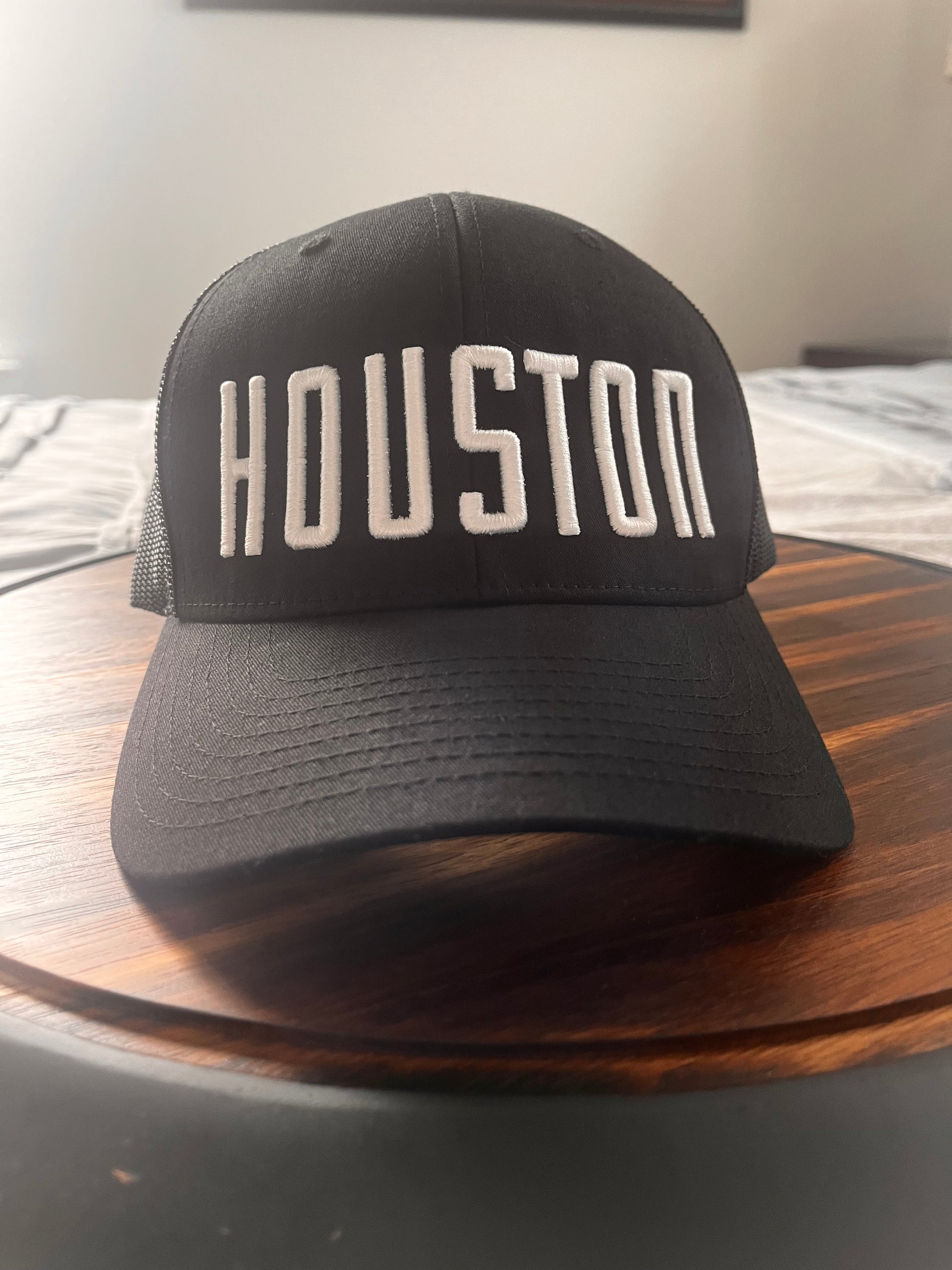 HOUSTON 3D Puff embroidered Richardson 112 Trucker Hat