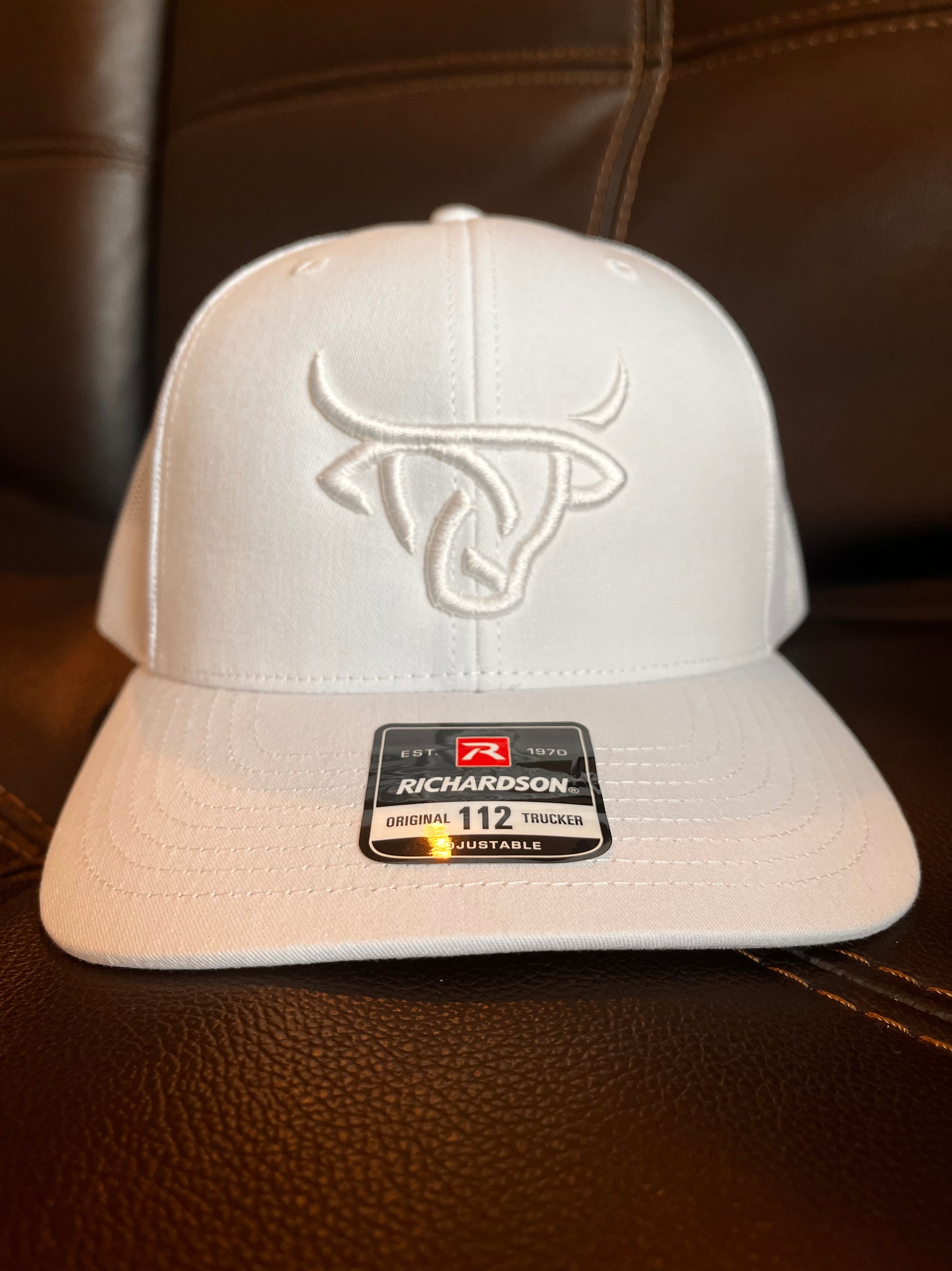 LongHorn- 3D puff embroidered Richardson 112 Trucker Hat