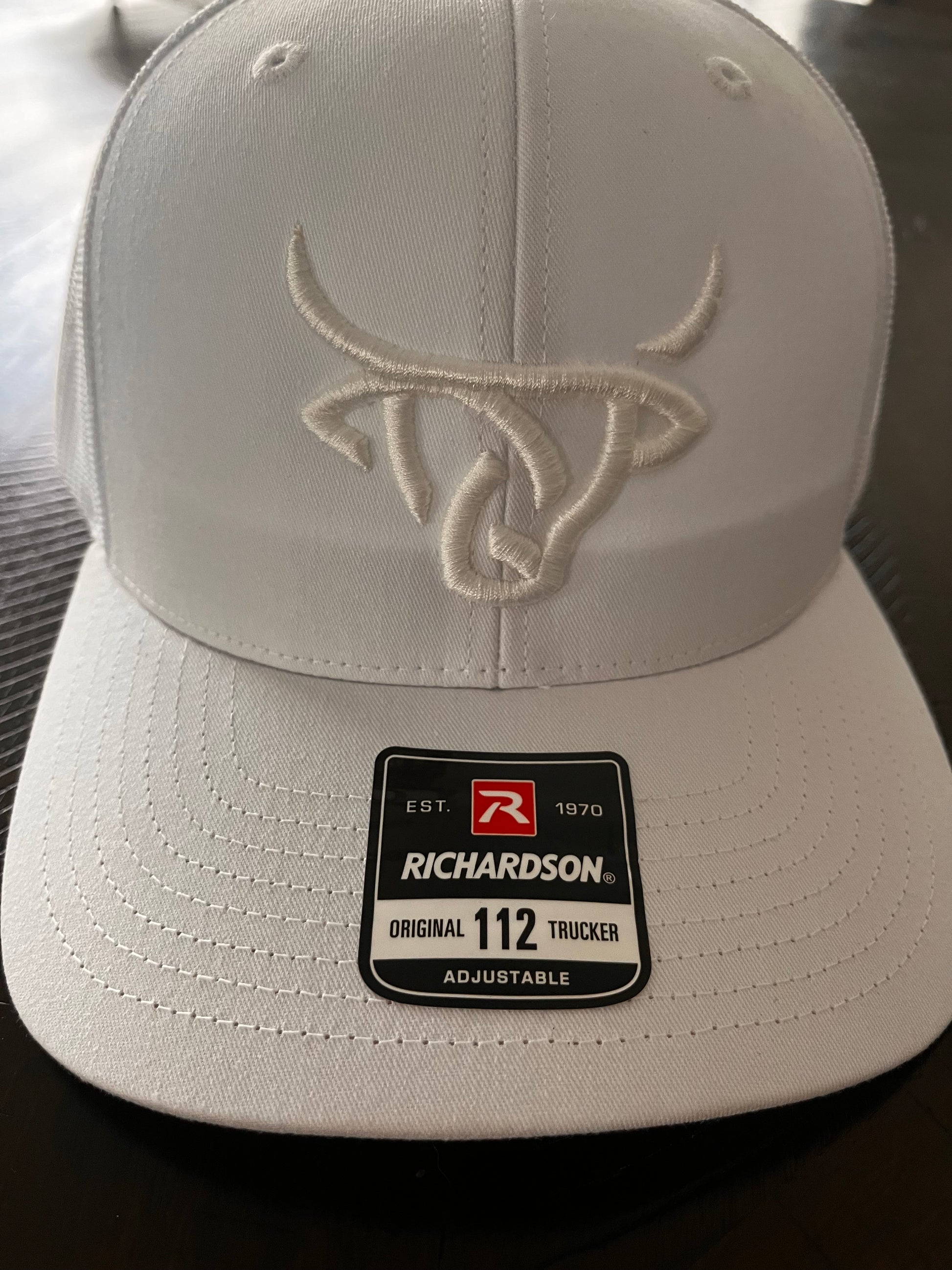 LongHorn- 3D puff embroidered Richardson 112 Trucker Hat