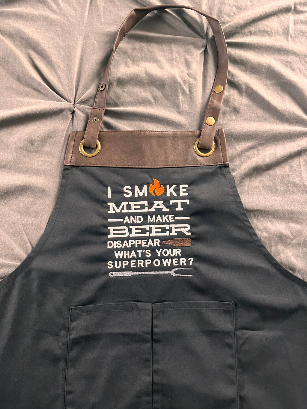 Grilling Apron with pockets  Cooking Apron  Artisan Collection by Reprime with pockets 4 colors to choose from