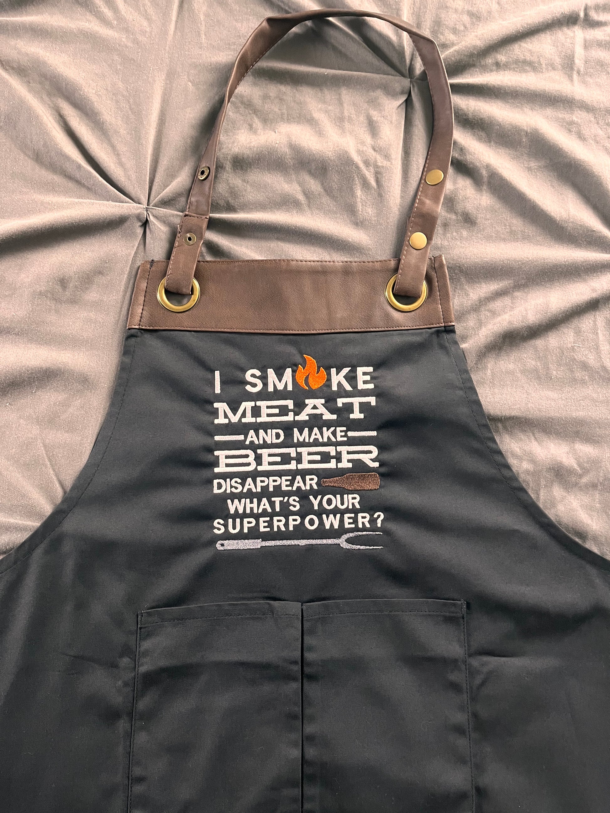 Grilling Apron with pockets  Cooking Apron  Artisan Collection by Reprime with pockets 4 colors to choose from