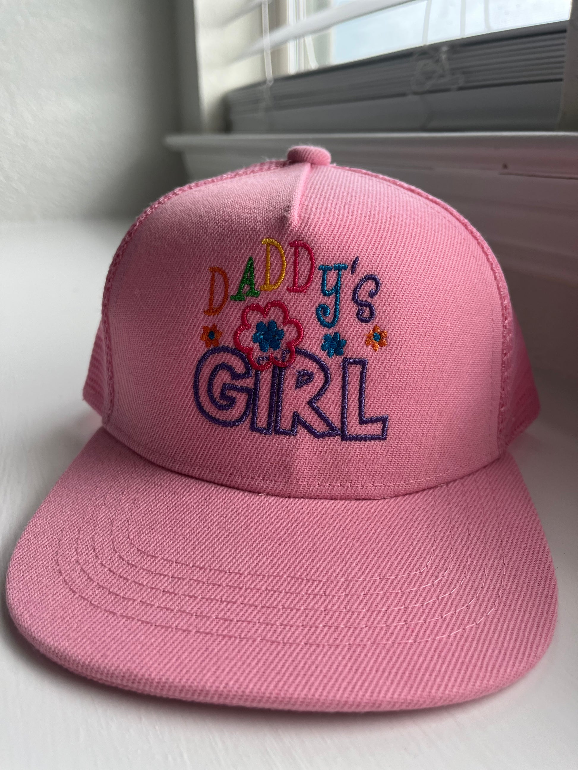 Baby/Toddler embroidered Daddy's Girl Trucker Cap