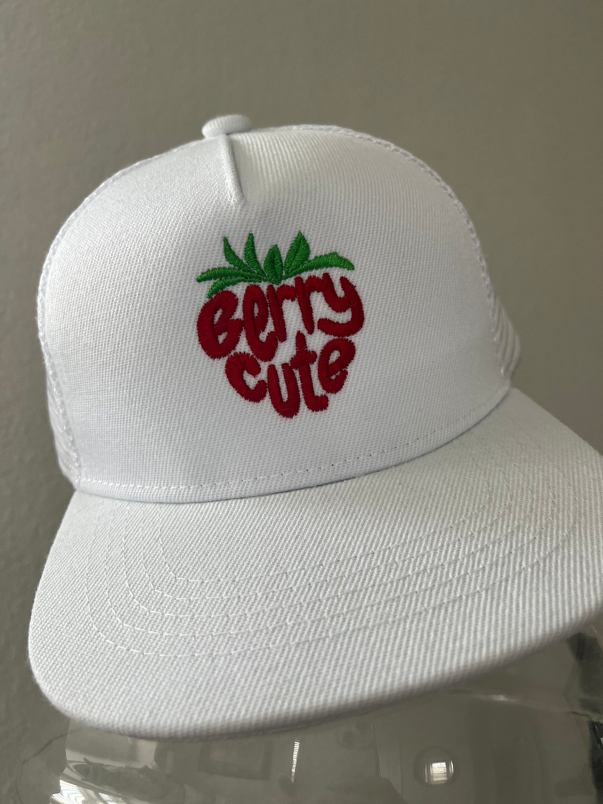 Baby/Toddler embroidered Berry Cute Trucker Cap
