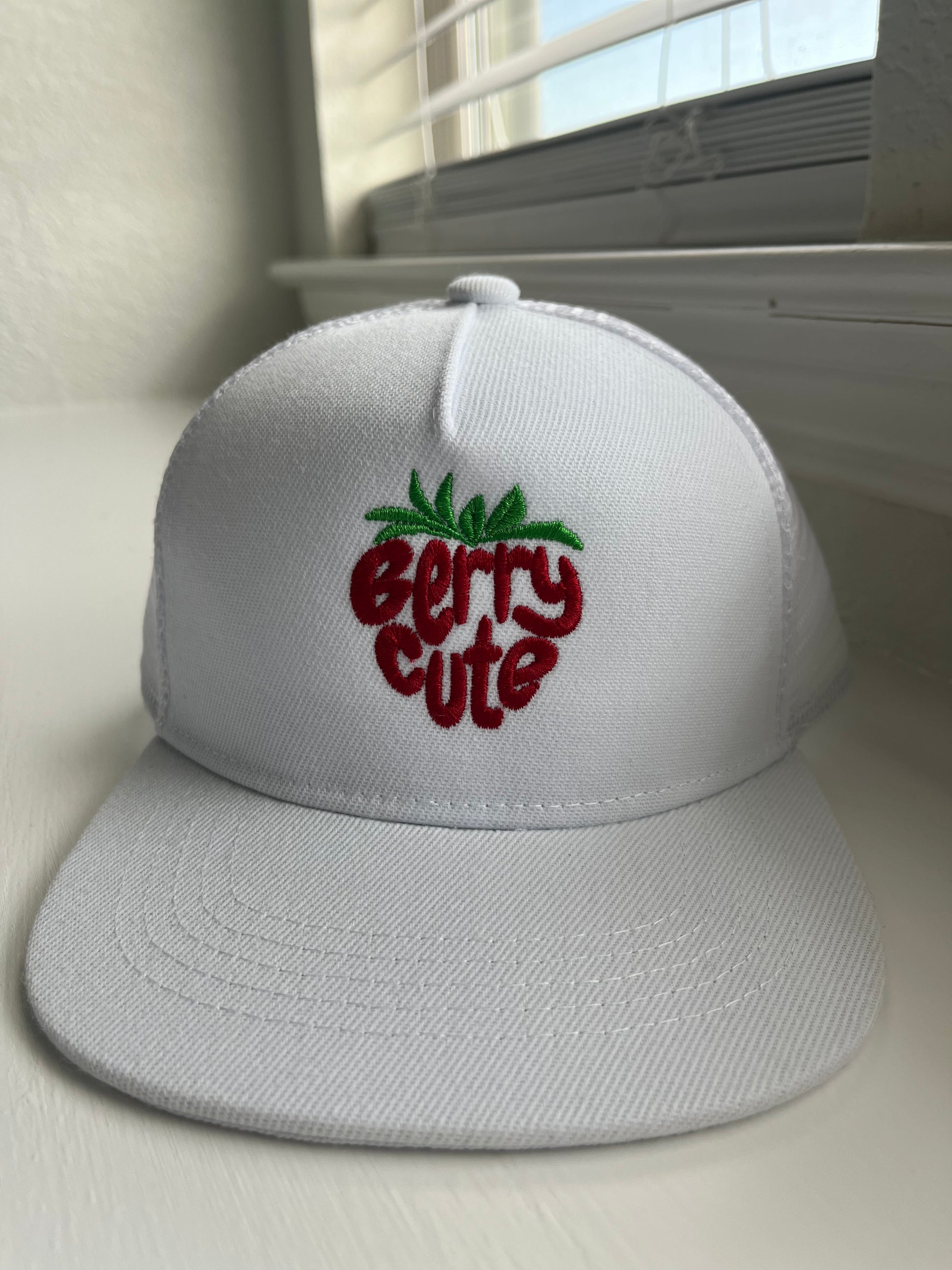 Baby/Toddler embroidered Berry Cute Trucker Cap