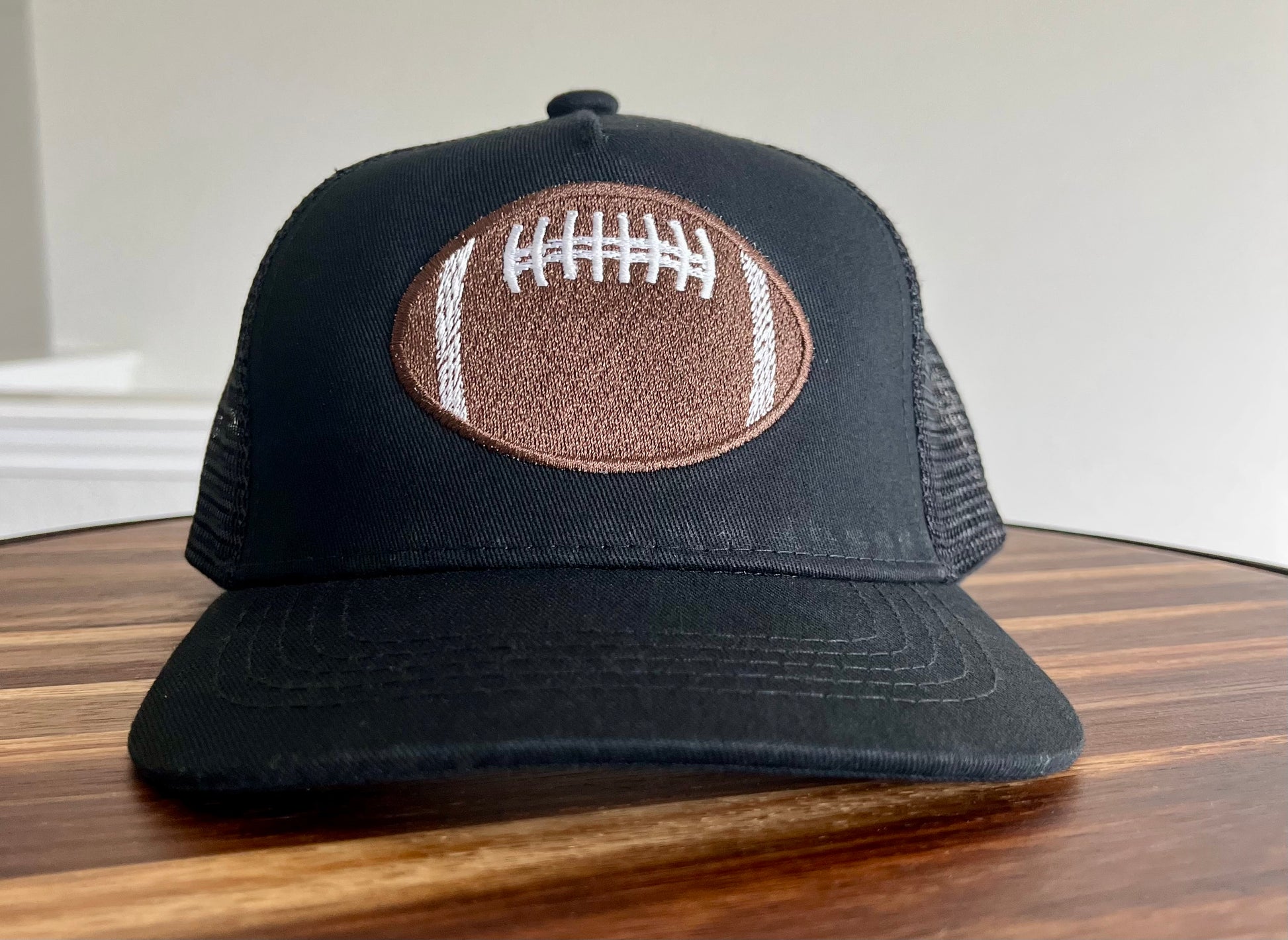 Baby/Toddler embroidered Football Trucker Hat- Fits ages 0-4