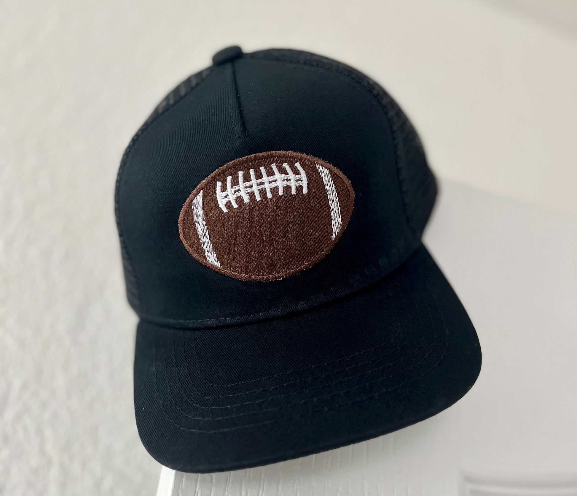 Baby/Toddler embroidered Football Trucker Hat- Fits ages 0-4