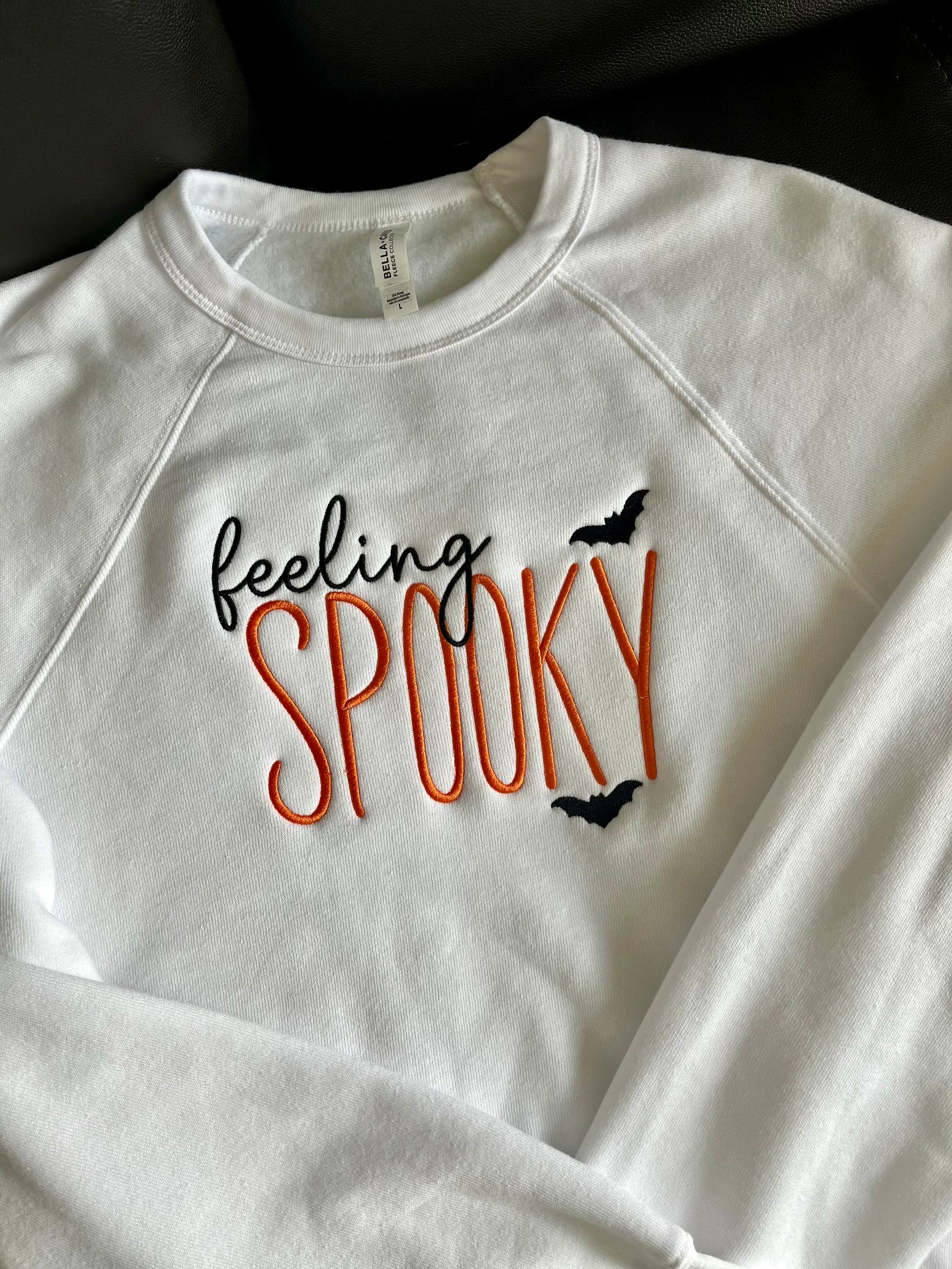 Feeling Spooky embroidered Halloween Crewneck