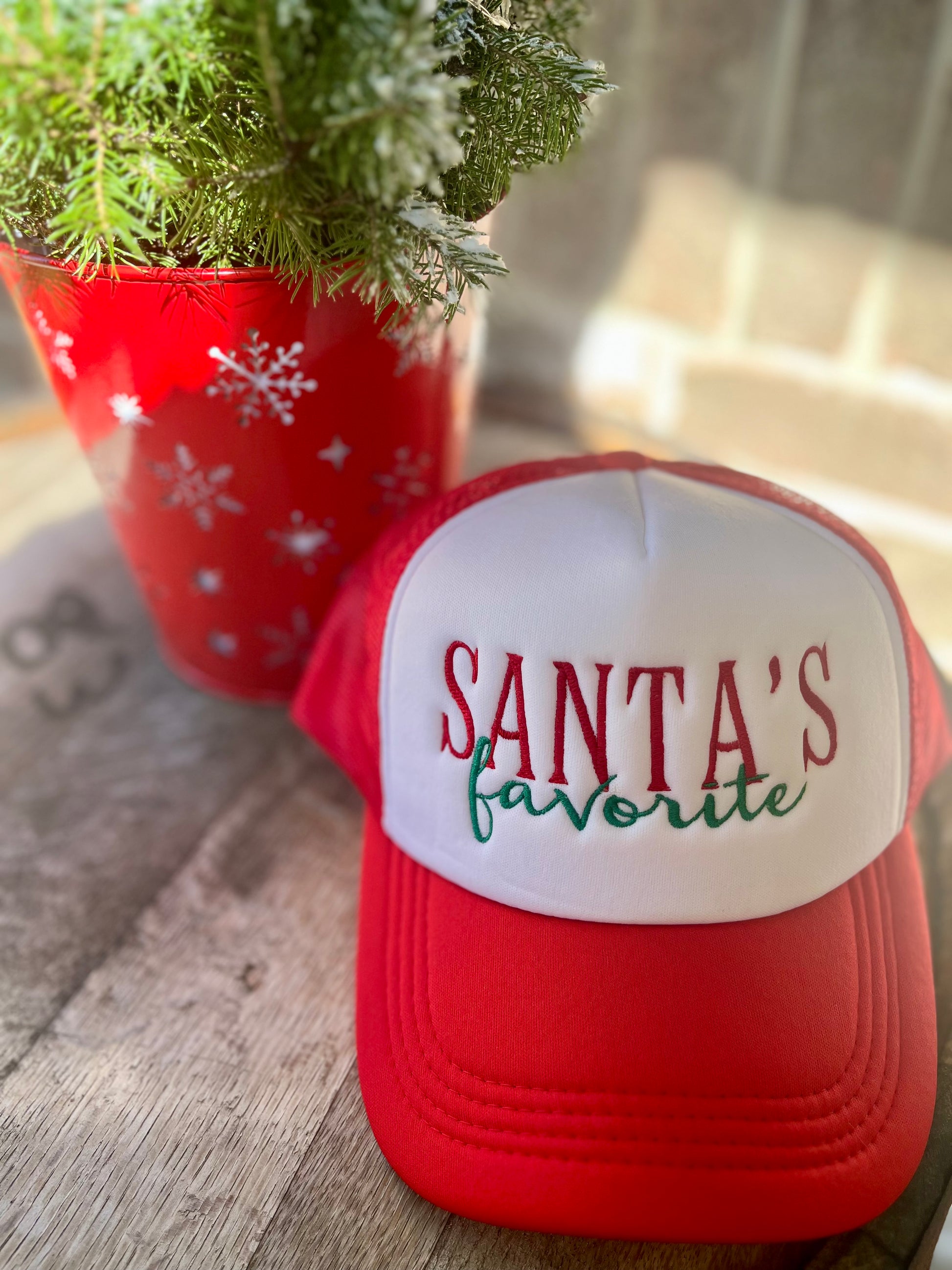 Santa's Favorite- front foam Trucker Hat
