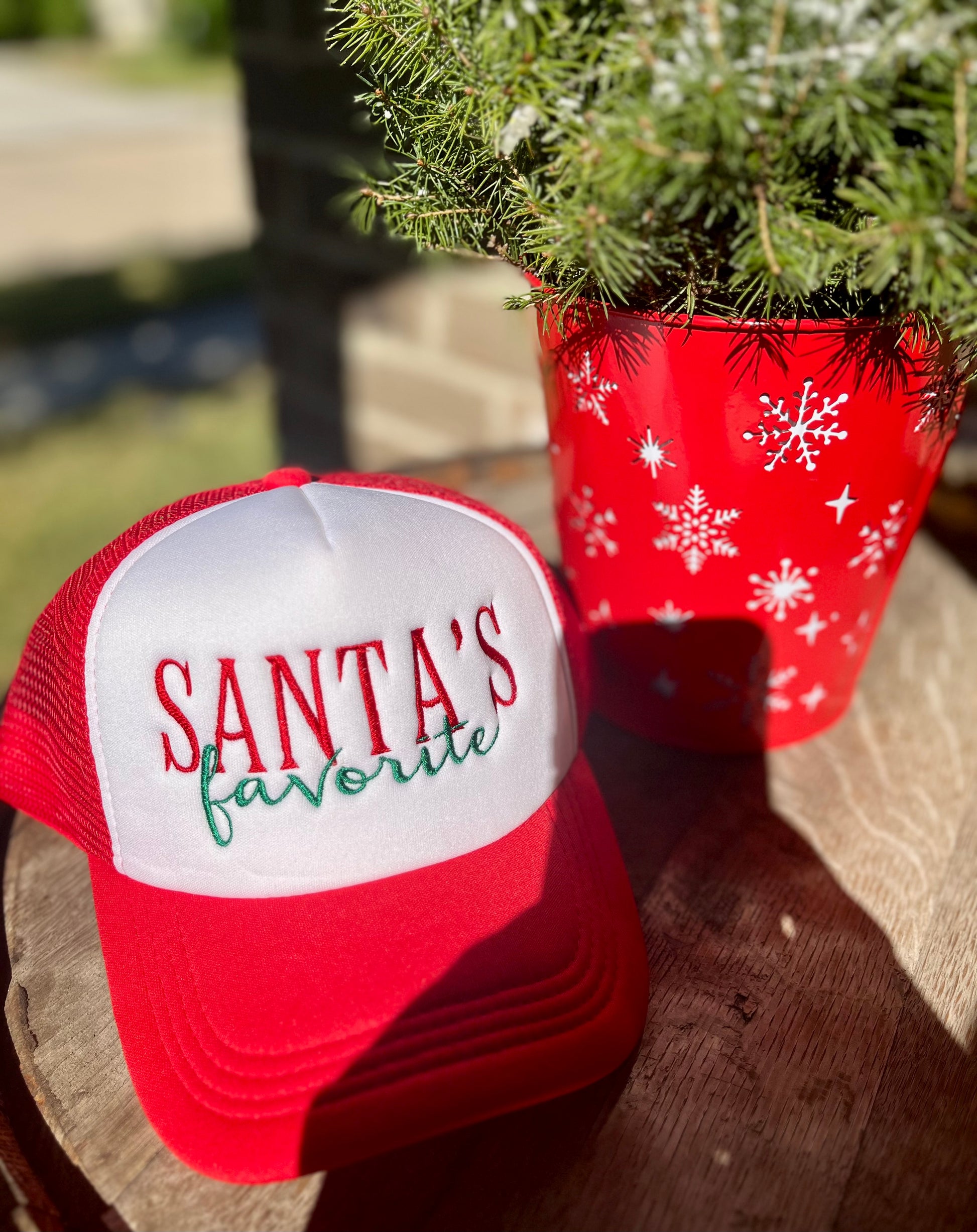 Santa's Favorite- front foam Trucker Hat