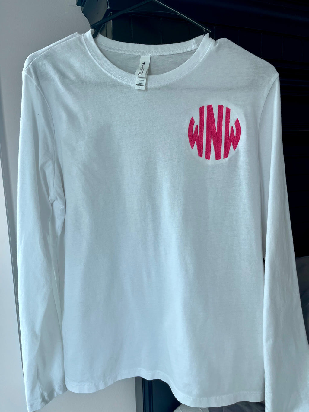 Personalized Embroidered monogrammed T shirts for woman or girls Bella + Canvas Tshirt