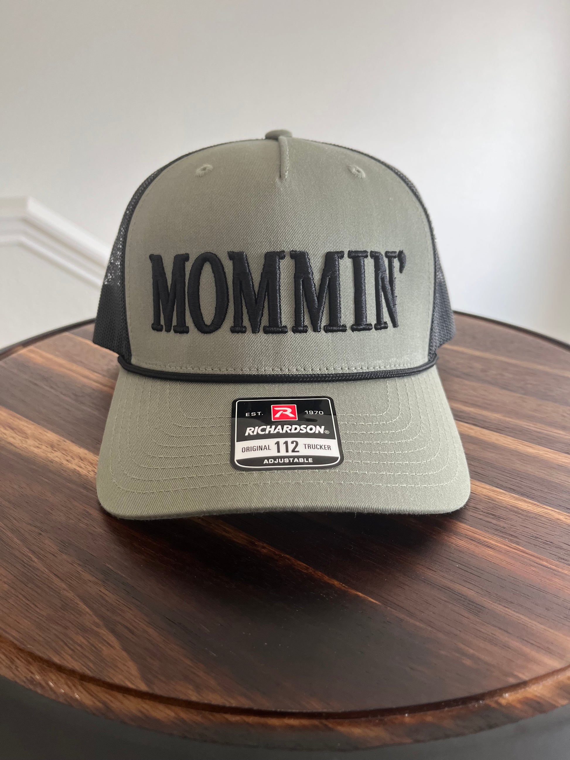 Mommin 3D Puff embroidered hat