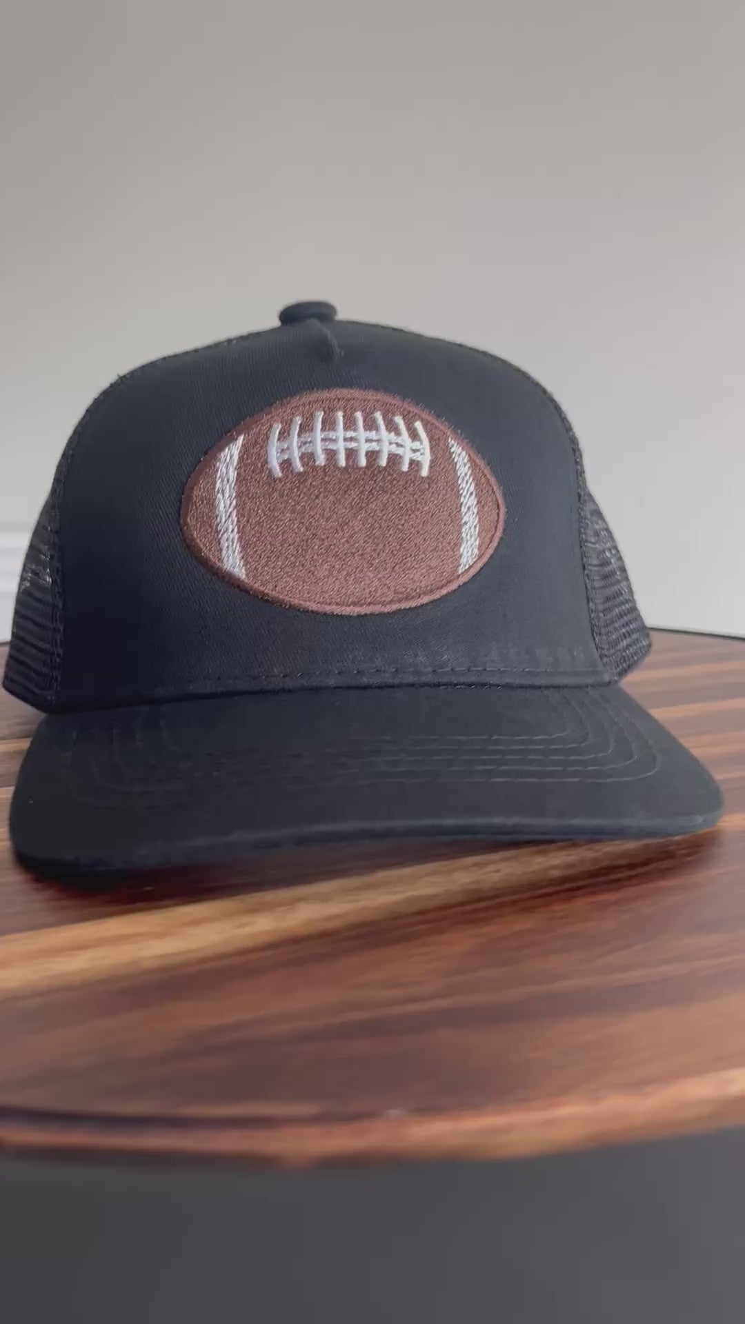 Baby/Toddler embroidered Football Trucker Hat- Fits ages 0-4