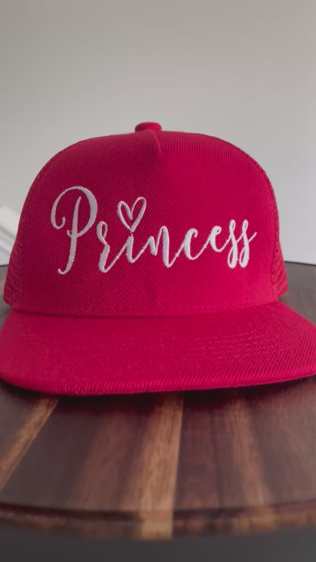 Baby/Toddler Princess embroidered Trucker Cap