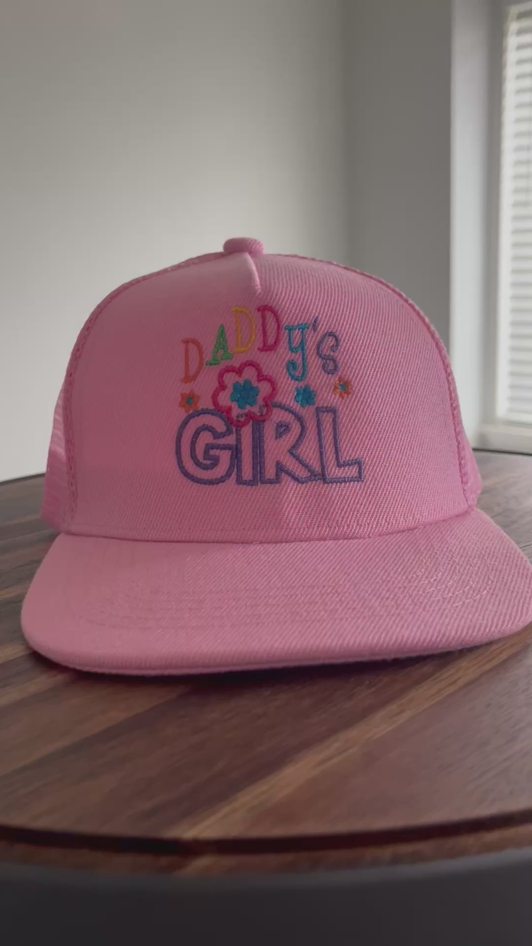 Baby/Toddler embroidered Daddy's Girl Trucker Cap