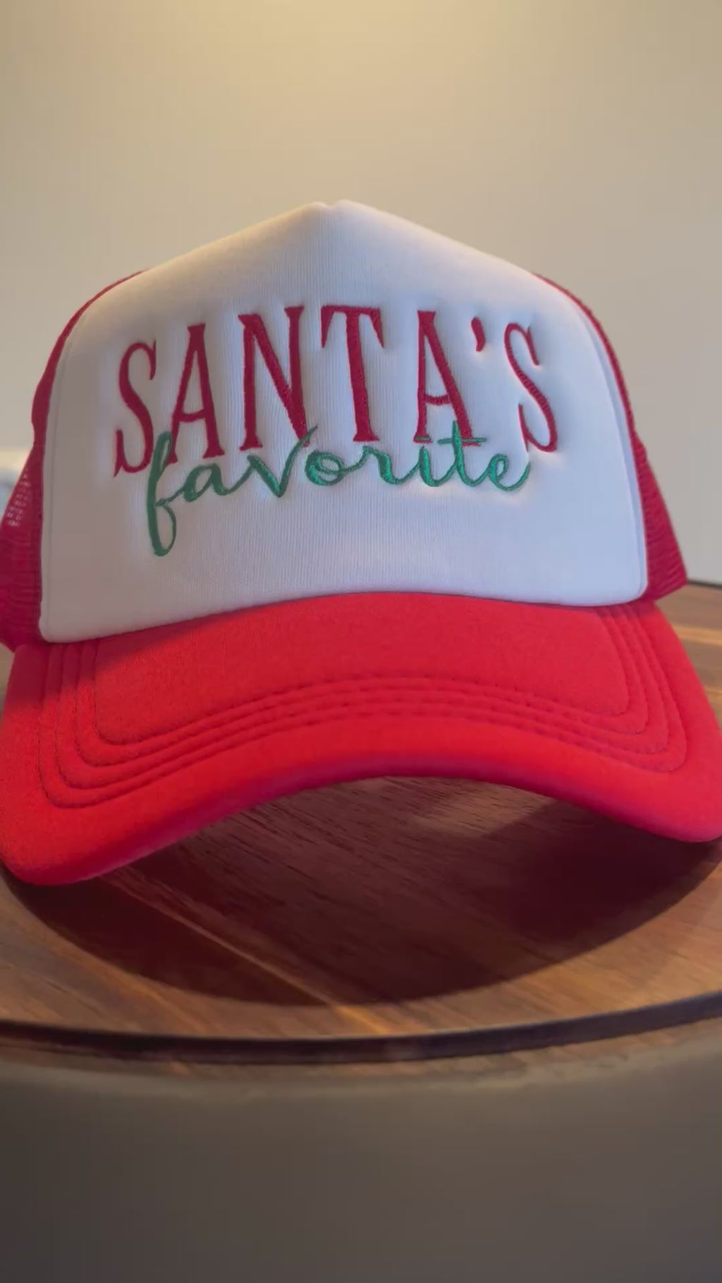 Santa's Favorite- front foam Trucker Hat